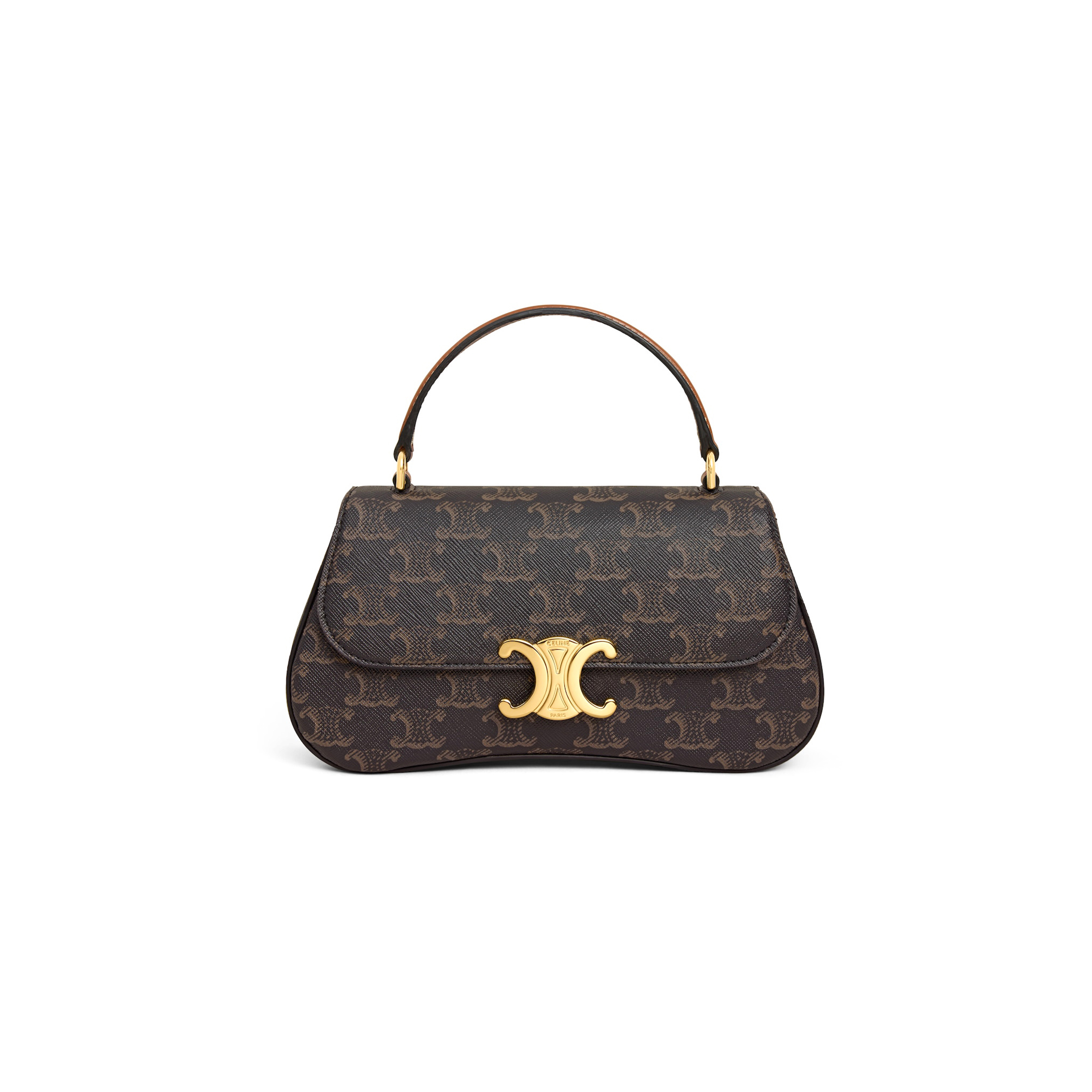 Ce**e teen Ce**e lola in triomphe canvas and calfskin 119532fn1.04lu (20*11.5*5cm)